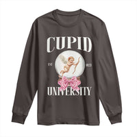 Cupid University Long Sleeve Shirt Cute Valentine's Day College