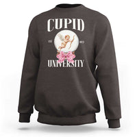 Cupid University Sweatshirt Cute Valentine's Day College