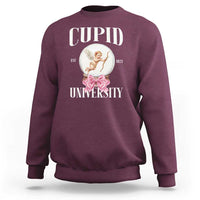 Cupid University Sweatshirt Cute Valentine's Day College