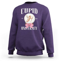 Cupid University Sweatshirt Cute Valentine's Day College