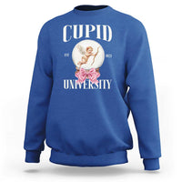 Cupid University Sweatshirt Cute Valentine's Day College
