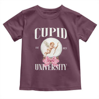 Cupid University Toddler T Shirt Cute Valentine's Day College