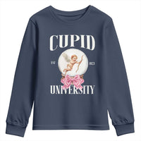 Cupid University Youth Sweatshirt Cute Valentine's Day College