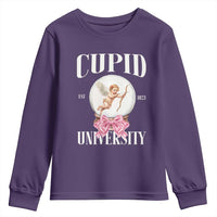 Cupid University Youth Sweatshirt Cute Valentine's Day College