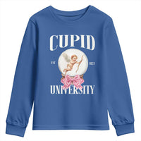 Cupid University Youth Sweatshirt Cute Valentine's Day College
