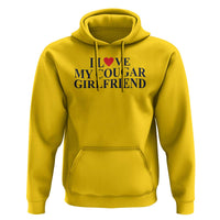 I Love My Cougar Girlfriend Hoodie Funny Gift for Him Boyfriend Valentine