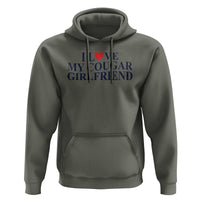 I Love My Cougar Girlfriend Hoodie Funny Gift for Him Boyfriend Valentine