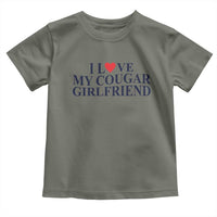 I Love My Cougar Girlfriend Toddler T Shirt Funny Gift for Him Boyfriend Valentine