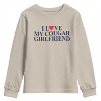 I Love My Cougar Girlfriend Youth Sweatshirt Funny Gift for Him Boyfriend Valentine