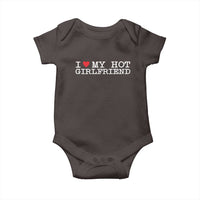 I Love My Hot Girlfriend Baby Onesie Valentines Day Gifts For Boyfriend