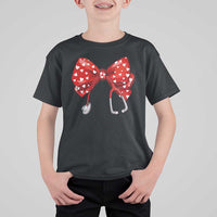 Nurse Coquette Valentine Heart T Shirt For Kid Gift For Healthcare Professionals Bow