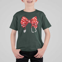 Nurse Coquette Valentine Heart T Shirt For Kid Gift For Healthcare Professionals Bow