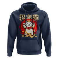 Maneki Neko Hoodie Kawaii Japanese Lucky Cat
