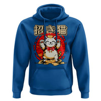 Maneki Neko Hoodie Kawaii Japanese Lucky Cat