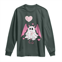 Valentines Ghost Long Sleeve Shirt Be My Boo Cute Funny