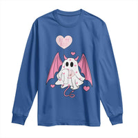 Valentines Ghost Long Sleeve Shirt Be My Boo Cute Funny