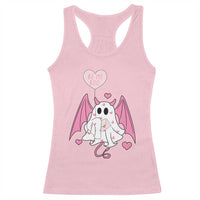 Valentines Ghost Racerback Tank Top Be My Boo Cute Funny
