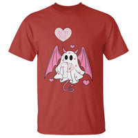 Valentines Ghost T Shirt Be My Boo Cute Funny