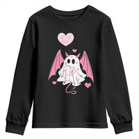 Valentines Ghost Youth Sweatshirt Be My Boo Cute Funny
