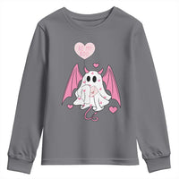 Valentines Ghost Youth Sweatshirt Be My Boo Cute Funny
