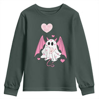 Valentines Ghost Youth Sweatshirt Be My Boo Cute Funny