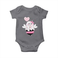 Valentines Ghost Baby Onesie Be My Boo Bee Boobee Coquette Cute Funny