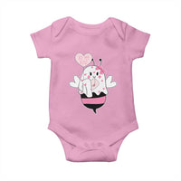 Valentines Ghost Baby Onesie Be My Boo Bee Boobee Coquette Cute Funny