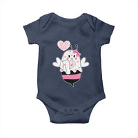Valentines Ghost Baby Onesie Be My Boo Bee Boobee Coquette Cute Funny