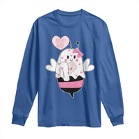 Valentines Ghost Long Sleeve Shirt Be My Boo Bee Boobee Coquette Cute Funny