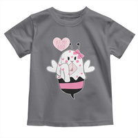 Valentines Ghost Toddler T Shirt Be My Boo Bee Boobee Coquette Cute Funny