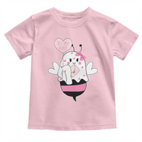 Valentines Ghost Toddler T Shirt Be My Boo Bee Boobee Coquette Cute Funny