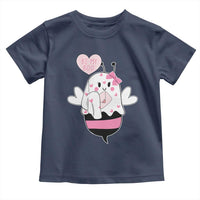 Valentines Ghost Toddler T Shirt Be My Boo Bee Boobee Coquette Cute Funny