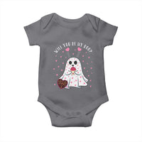 Valentines Ghost Baby Onesie Will You Be My Boo Cute Funny