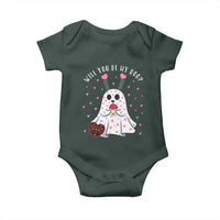 Valentines Ghost Baby Onesie Will You Be My Boo Cute Funny
