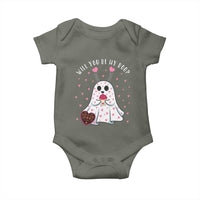 Valentines Ghost Baby Onesie Will You Be My Boo Cute Funny