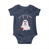 Valentines Ghost Baby Onesie Will You Be My Boo Cute Funny