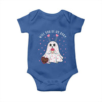Valentines Ghost Baby Onesie Will You Be My Boo Cute Funny