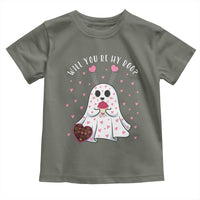 Valentines Ghost Toddler T Shirt Will You Be My Boo Cute Funny