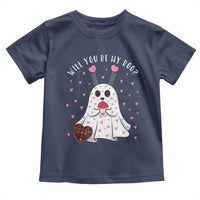 Valentines Ghost Toddler T Shirt Will You Be My Boo Cute Funny