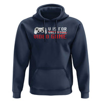 Valentines Day Gamers Hoodie V Is For Video Games Gamer
