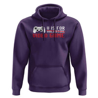 Valentines Day Gamers Hoodie V Is For Video Games Gamer
