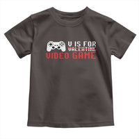 Valentines Day Gamers Toddler T Shirt V Is For Video Games Gamer