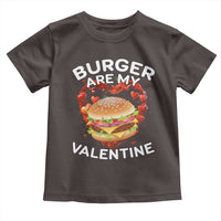 Burger Is My Valentine Funny Valentines Day Toddler T Shirt