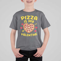 Pizza Is My Valentine Valentines Day Heart Pepperoni Lover T Shirt For Kid