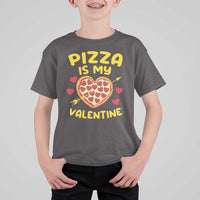 Pizza Is My Valentine Valentines Day Heart Pepperoni Lover T Shirt For Kid