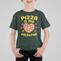 Pizza Is My Valentine Valentines Day Heart Pepperoni Lover T Shirt For Kid