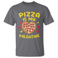 Pizza Is My Valentine Valentines Day Heart Pepperoni Lover T Shirt