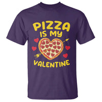 Pizza Is My Valentine Valentines Day Heart Pepperoni Lover T Shirt