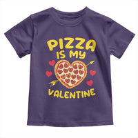Pizza Is My Valentine Valentines Day Heart Pepperoni Lover Toddler T Shirt