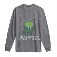 Funny Frog Long Sleeve Shirt I Am The Executive Of This Dysfunction - Wonder Print Shop